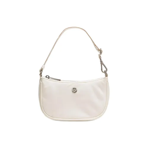 Lululemon Nylon Handbag Shoulder Bag Mini Women's Ivory
