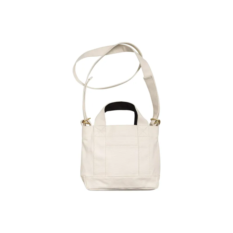 Carhartt WIP Cotton Tote Bag, Shopping Bag, Shoulder Bag, Handbag Trumpets Unisex White-1