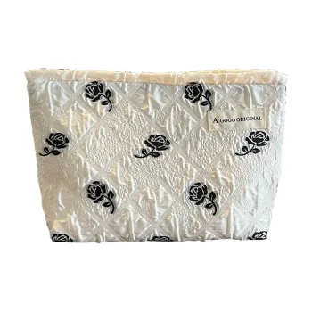 Boniu Polyester Makeup Bag Regular Women's White