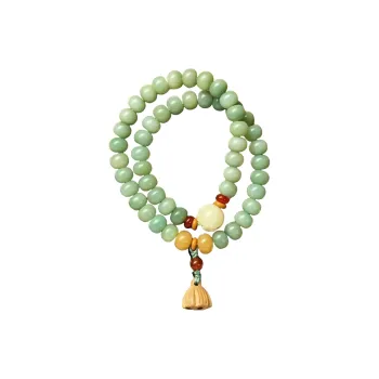 JIUHUASHAN White Jade Bodhi Bracelets Unisex