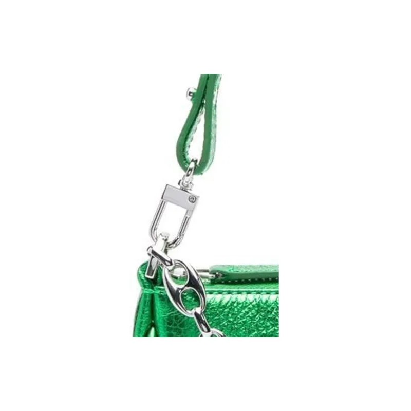 By Far Leather One Shoulder Handbags Mini Women's Green-2