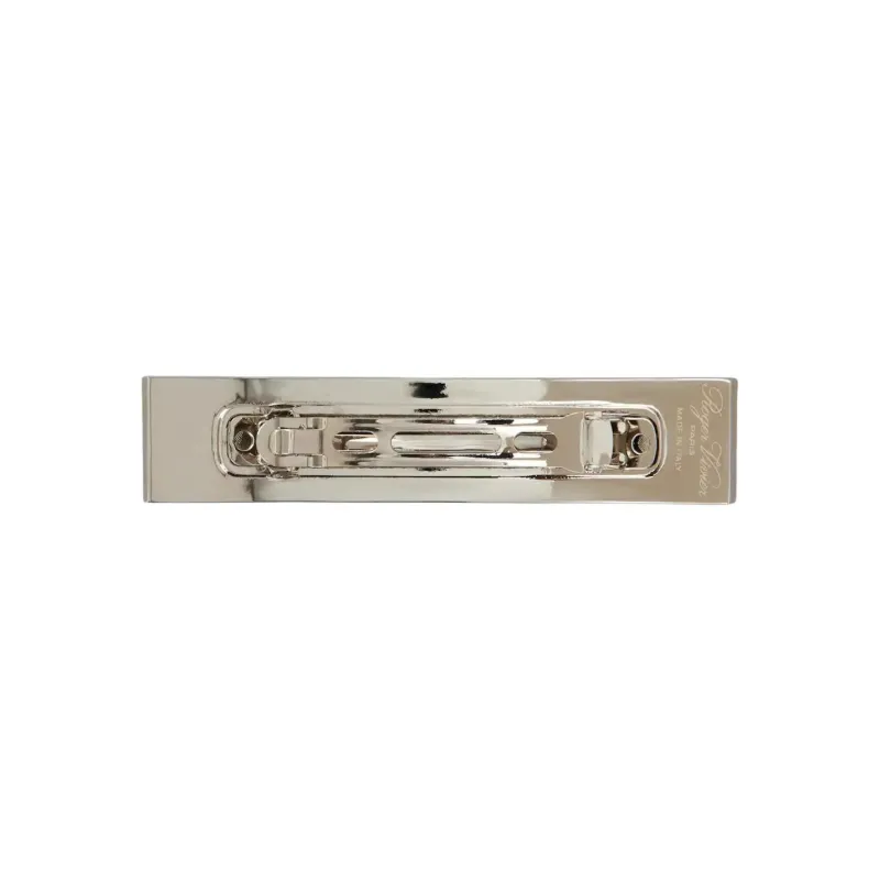 Roger Vivier Metal, Crystal Hair Clips Unisex Silver-1