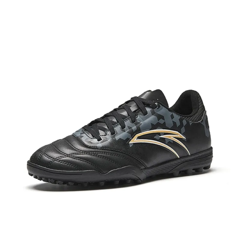 Anta TF Rubber Broken Studs Abrasion-Resistant Slip-Resistant Soccer Shoes Men's Black Gray-1