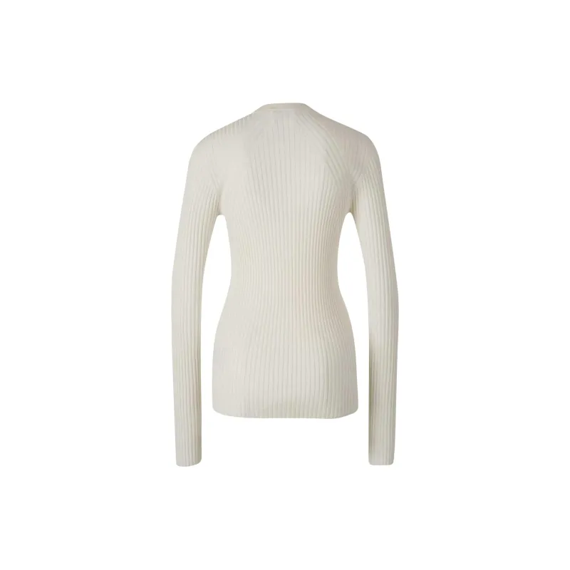 JIL SANDER Ribbed Silk Top-1