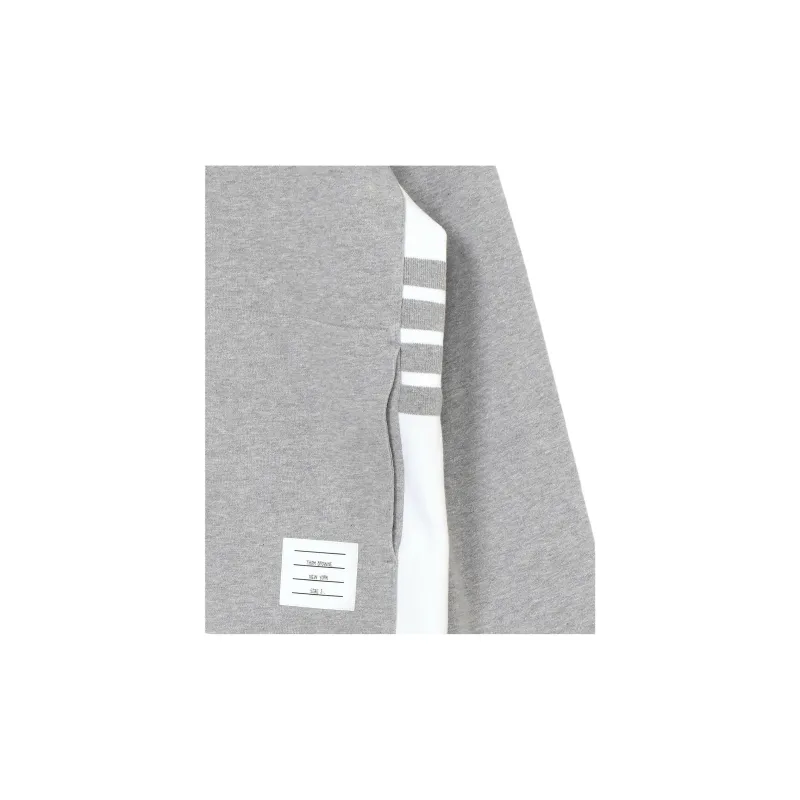 THOM BROWNE 4 Bar Stripe Zip up Hoodie-2