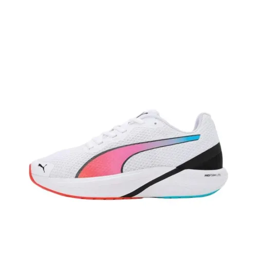 PUMA Feline Profoam Anti-Slip Wear-Resistant Low-Top Running Shoes Women's White