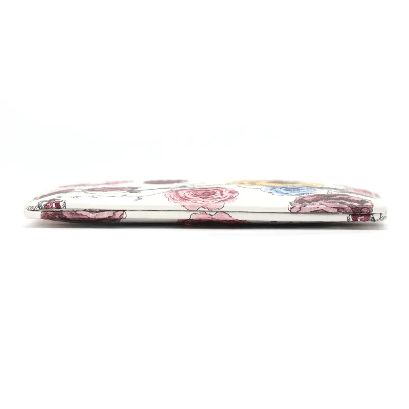 DIOR Caro Calfskin Card Holder Women's Multicolor/White-3
