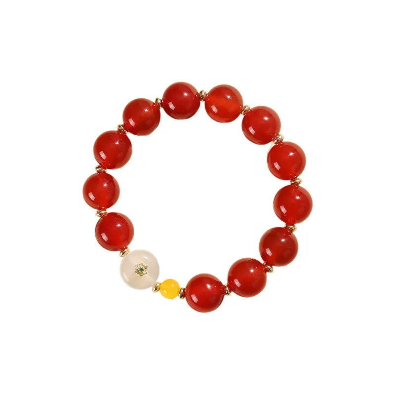 Emerald Agate Jade Bracelets Women's-9