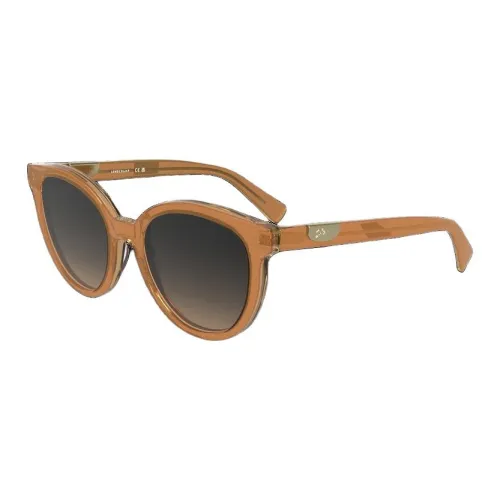 LONGCHAMP Acetate Butterfly Sunglasses Women's Orange