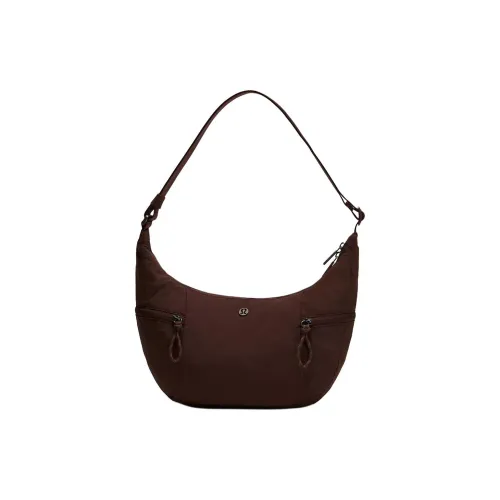 Lululemon Polyester Shoulder Bag Women's Chocolate