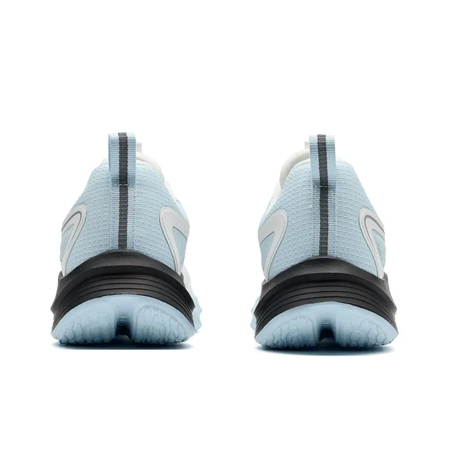XTEP Durable Breathable Coverage Low-Top Casual Running Shoes Men's White Blue-4