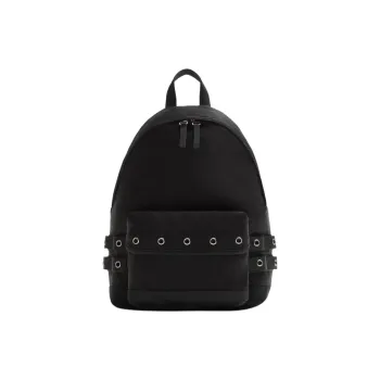ZARA Polyamide Backpack Large Size Men's Black