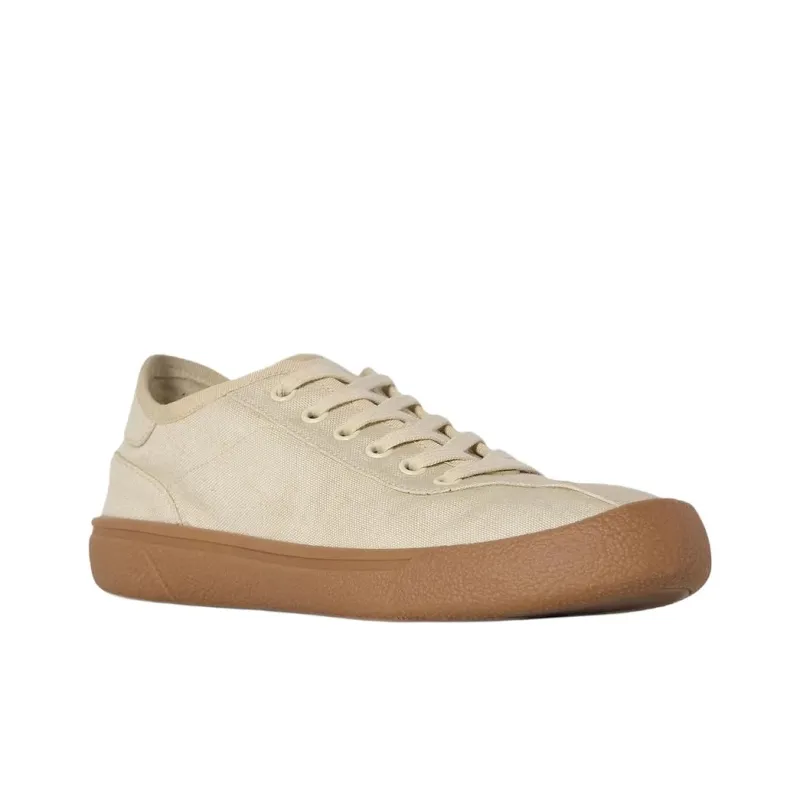 THE ROW Low Top Canvas Shoes Men's Light Gray Green-2