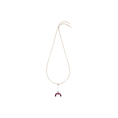 LOEWE Sterling Silver Pendants Women's Red