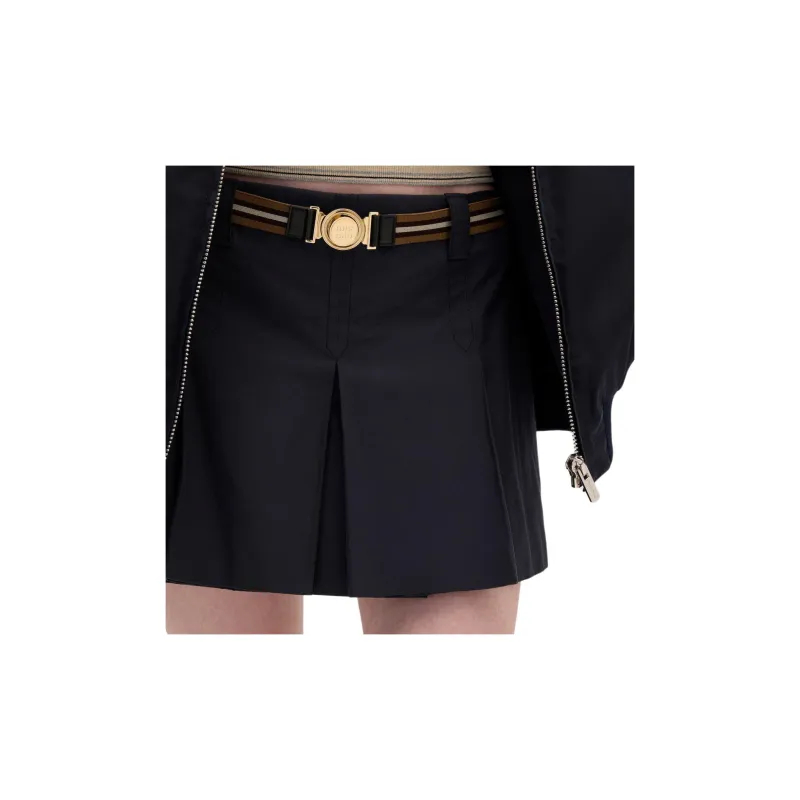 MIU MIU Casual Short Skirts Women's Blue-4