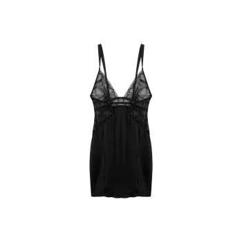 CALVIN KLEIN Nightgown Women's Space Black