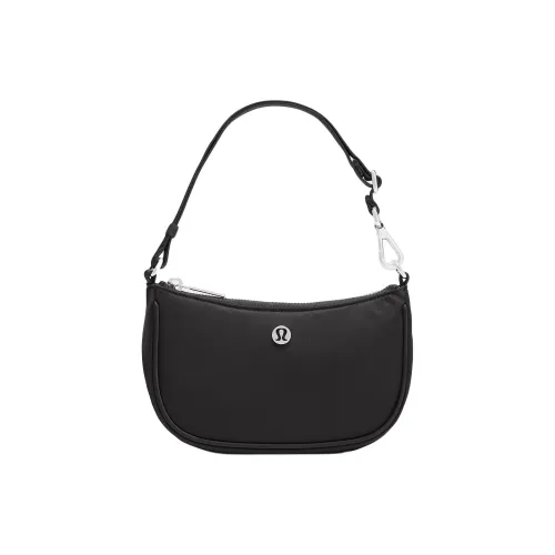 Lululemon Nylon Handbag Shoulder Bag Mini Women's Black