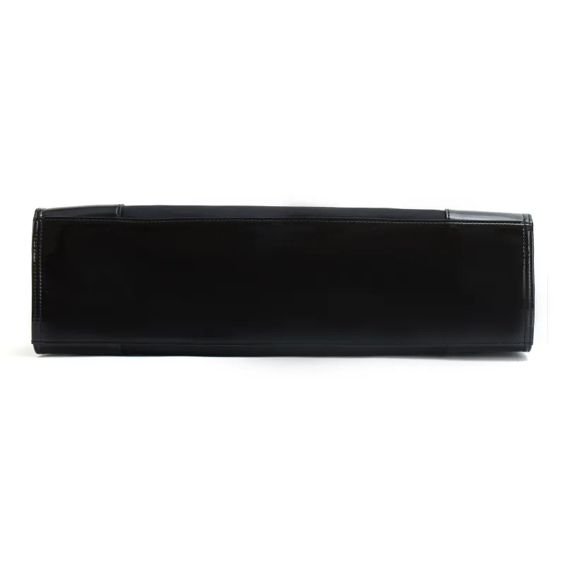 TORY BURCH Ella Patent Tote Black-3
