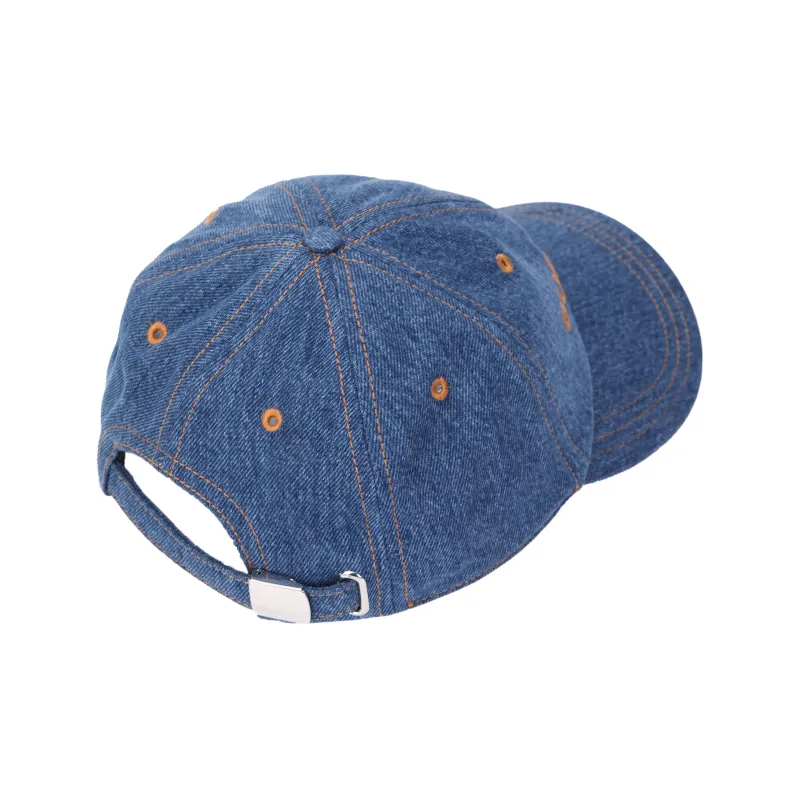 Burberry Embroidered Logo Denim Baseball Cap-2