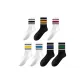 White Base with Black+White Blue+White Blue Red+White Blue Yellow+Black White Orange+Black White Blue+Black White Green