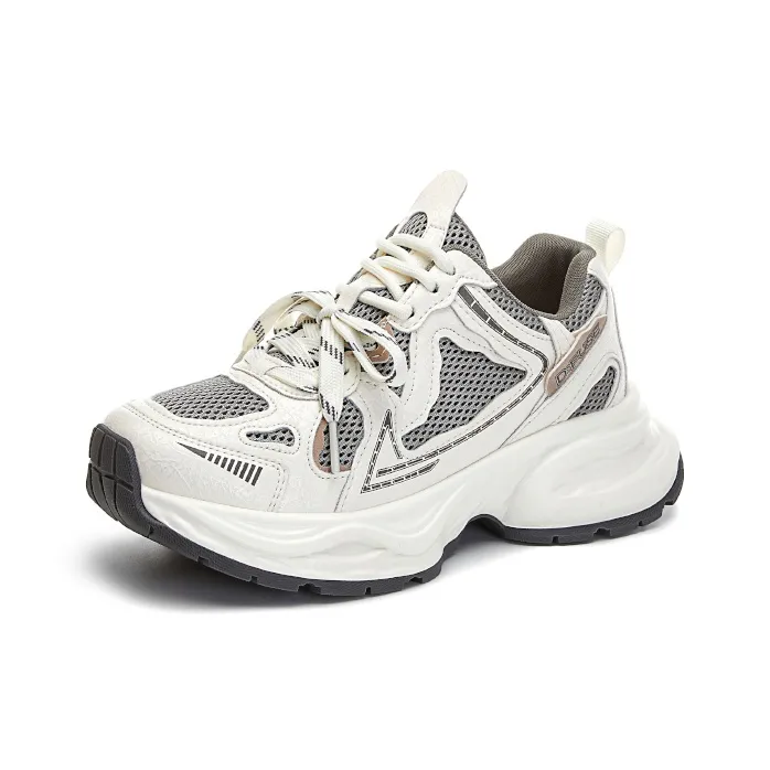 D FUSE SCANDINAVIA Breathable And Lightweight Low Top Chunky Sneakers Women's-5