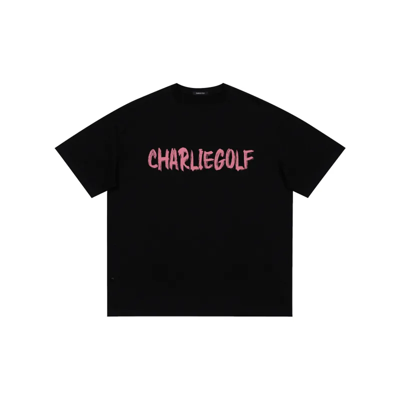 CHARLIE GOLF T Shirt Unisex Black-1