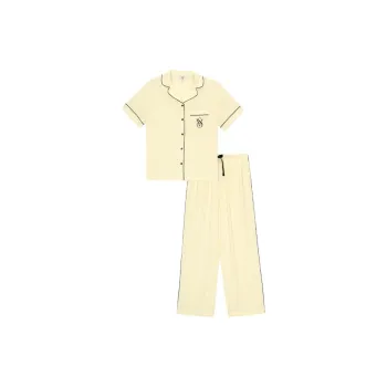 Victoria's Secret Pajama Set Women's Egg Yolk