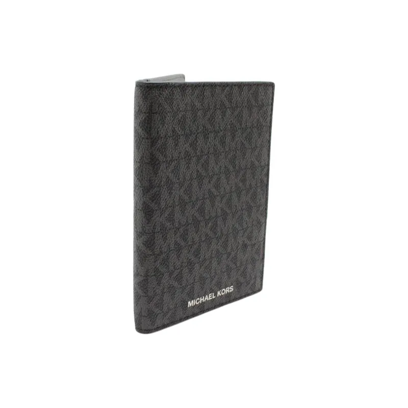 MICHAEL KORS Coated Canvas Coin Purse Wallet Men's Black-2