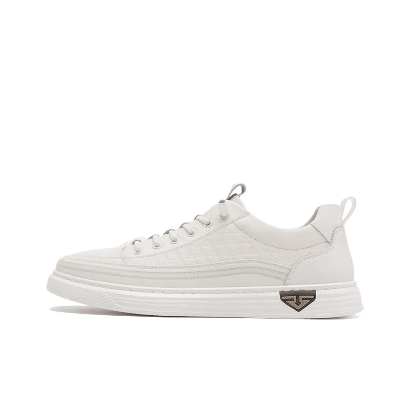 Ritai RITAI Low-Top Skateboard Shoes Men's White-0