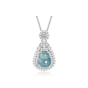 The Call Of The Heart Ice Glutinous Jadeite Necklaces Women's