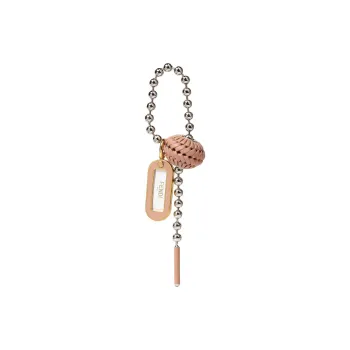 FENDI Calfskin Bag Charm Bag Merch Women's Pink
