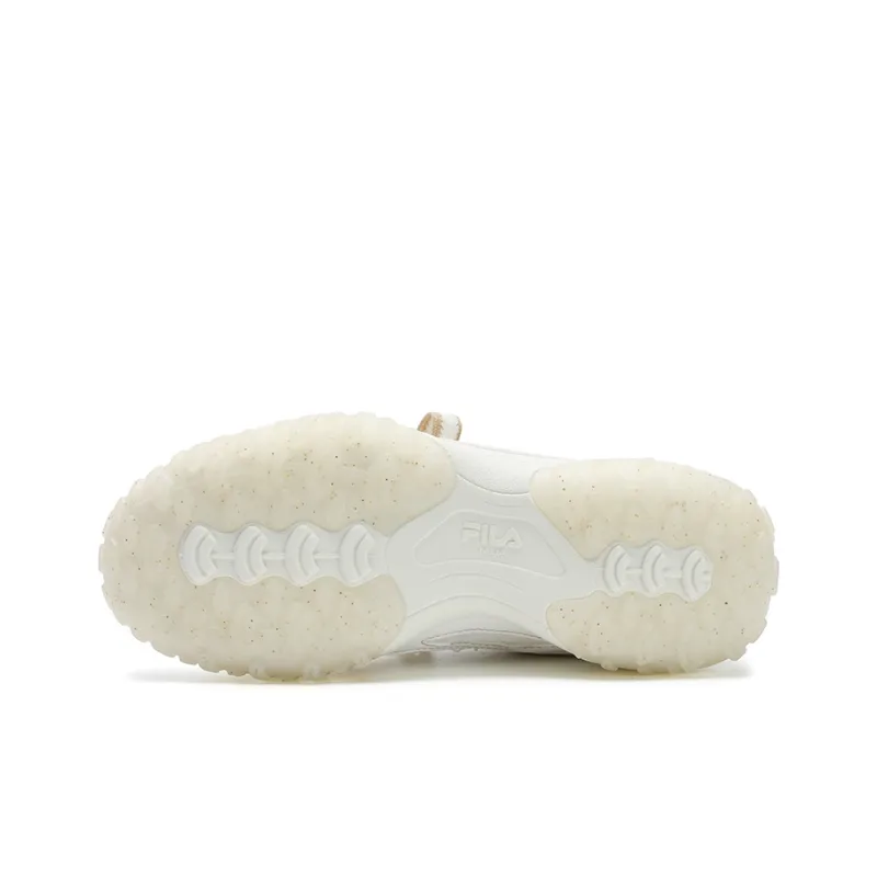 FILA PEBBLE Cushioning, Wear Resistant Low Top Running Shoes Women's Snow-5
