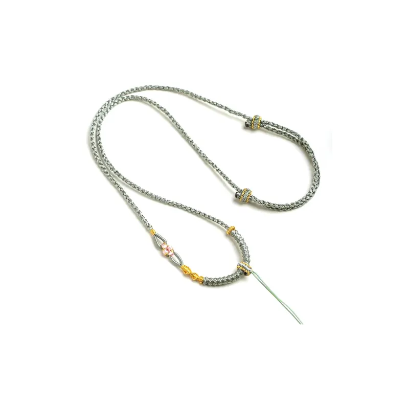 Moon Jewelry Braided String Necklaces Unisex-0