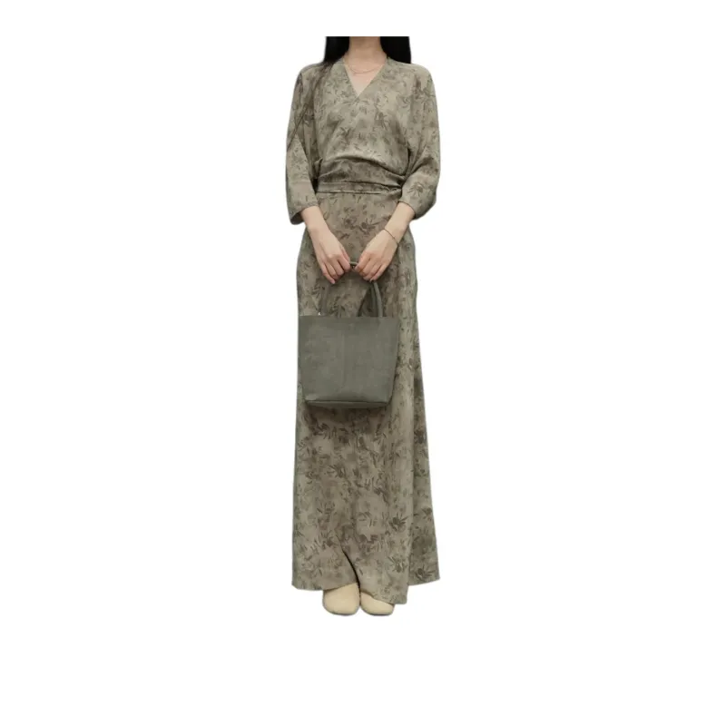 CORTANA Long-Sleeved Dresses Women's Green-2