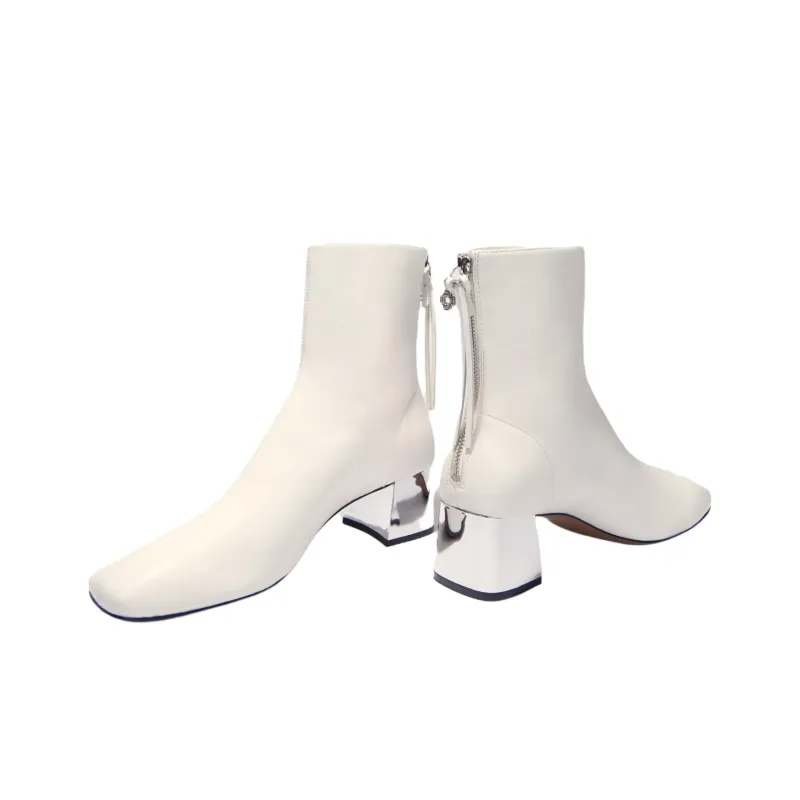 Maje Ankle Boots Women's White-4