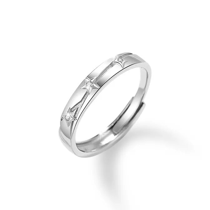 PHOENIXSILY 925 Sterling Silver Rings Unisex-1