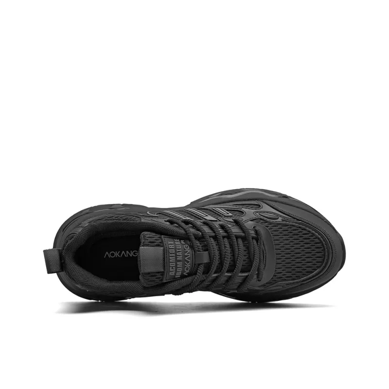 AOKANG Cushioned Wear-Resistant Lightweight Breathable Slip-Resistant Low-Top Chunky Sneakers Men's Shopping Bag-4