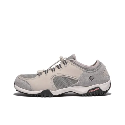 Columbia Abrasion Resistant Low Top Trekking Shoes Women's Gray Beige