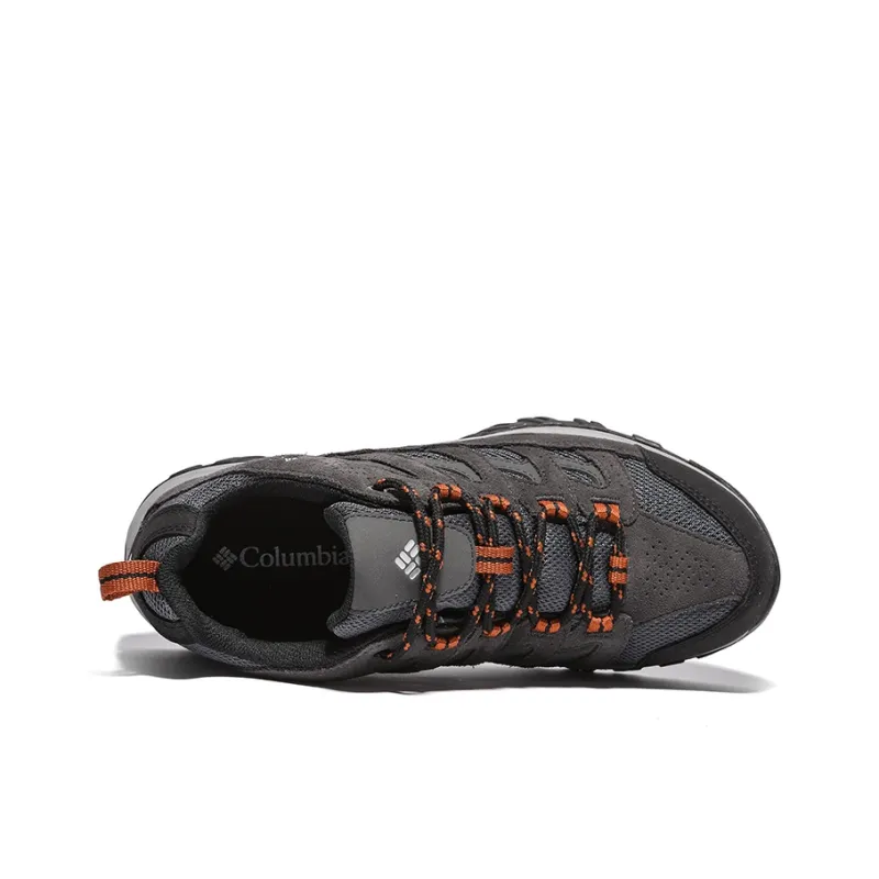 Columbia Crestwood Waterproof And Wear-resistant Low-Top Trekking Shoes Men's Gray-3