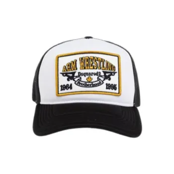 DSQUARED 2 Logo Appliqué Mesh Designed Baseball Cap