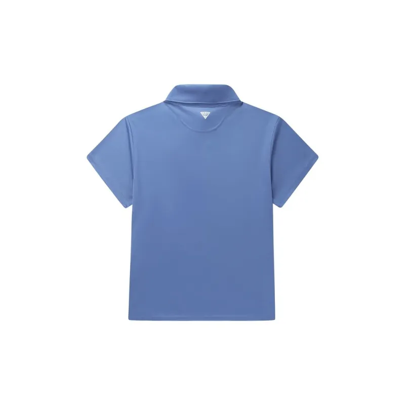 Columbia Fishing Collection Tidal Polo Shirt Women's Blue-1