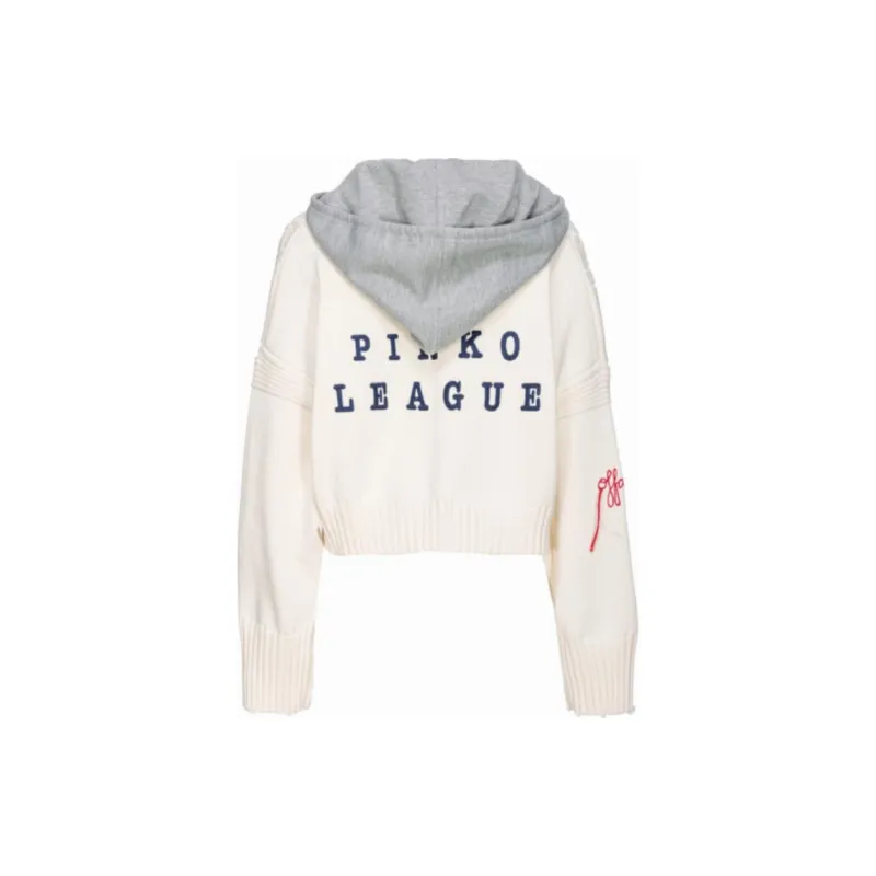 PINKO Knitted Hoodie-1