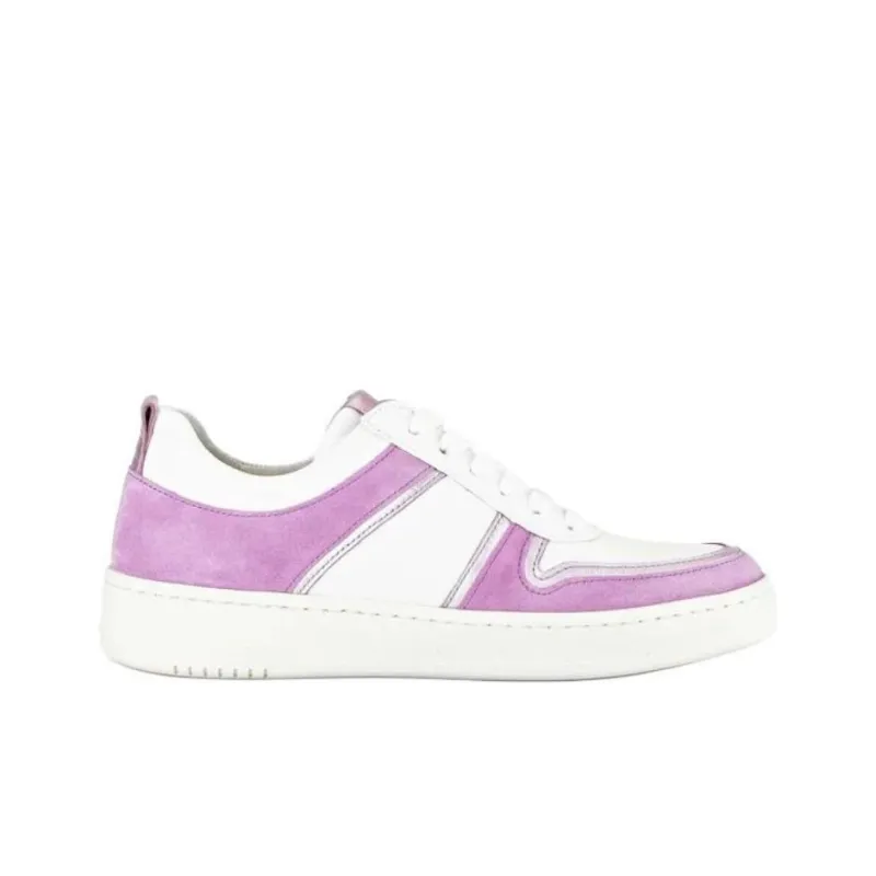 Gabor Fashion Low Top Casual Shoes Women's White Purple-1