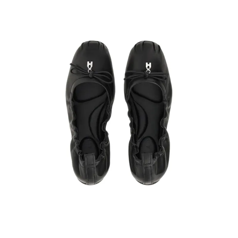 HOGAN H684 Casual Single Shoes Women's Black-4