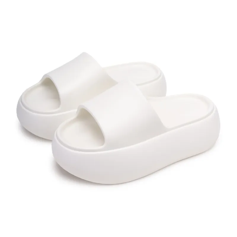 XMISTUO Minimalist Style Solid Color Platform Slippers For Women's Summer Students Home Soft Sole Comfortable Slippers-10