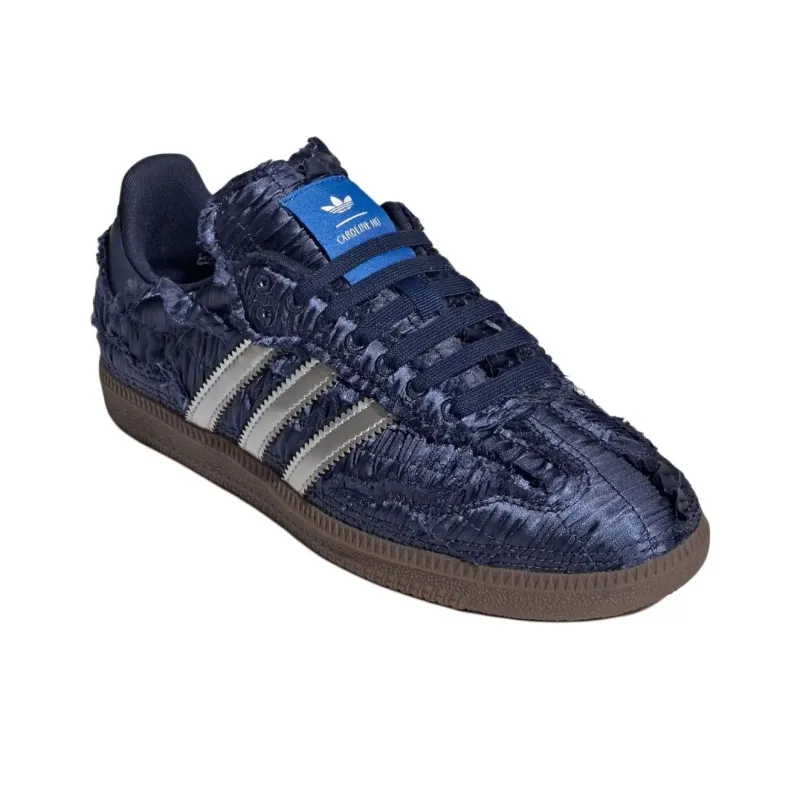 Adidas Samba Og Caroline Hu Satin Dark Blue Women's-1