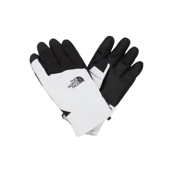 THE NORTH FACE Polyester Polyurethane Nylon Synthetic Leather Sports Gloves Men's White