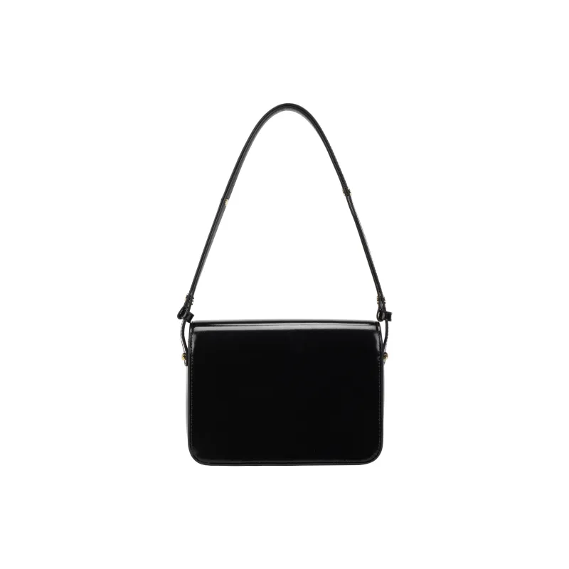 TORY BURCH T Monogram Robinson Spazzolato Convertible Shoulder Bag Black-2