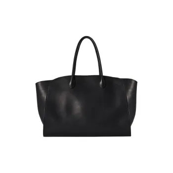 THE ROW Calfskin Tote Bag, Shopping Bag, Handbag Men's Black