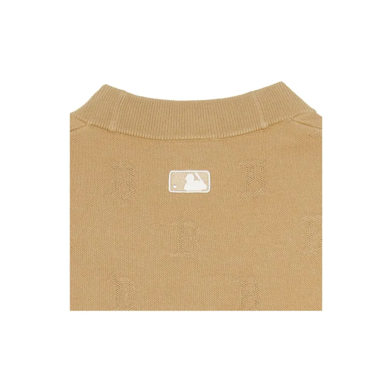 MLB Boston Red Sox Knitwear Unisex Apricot-3